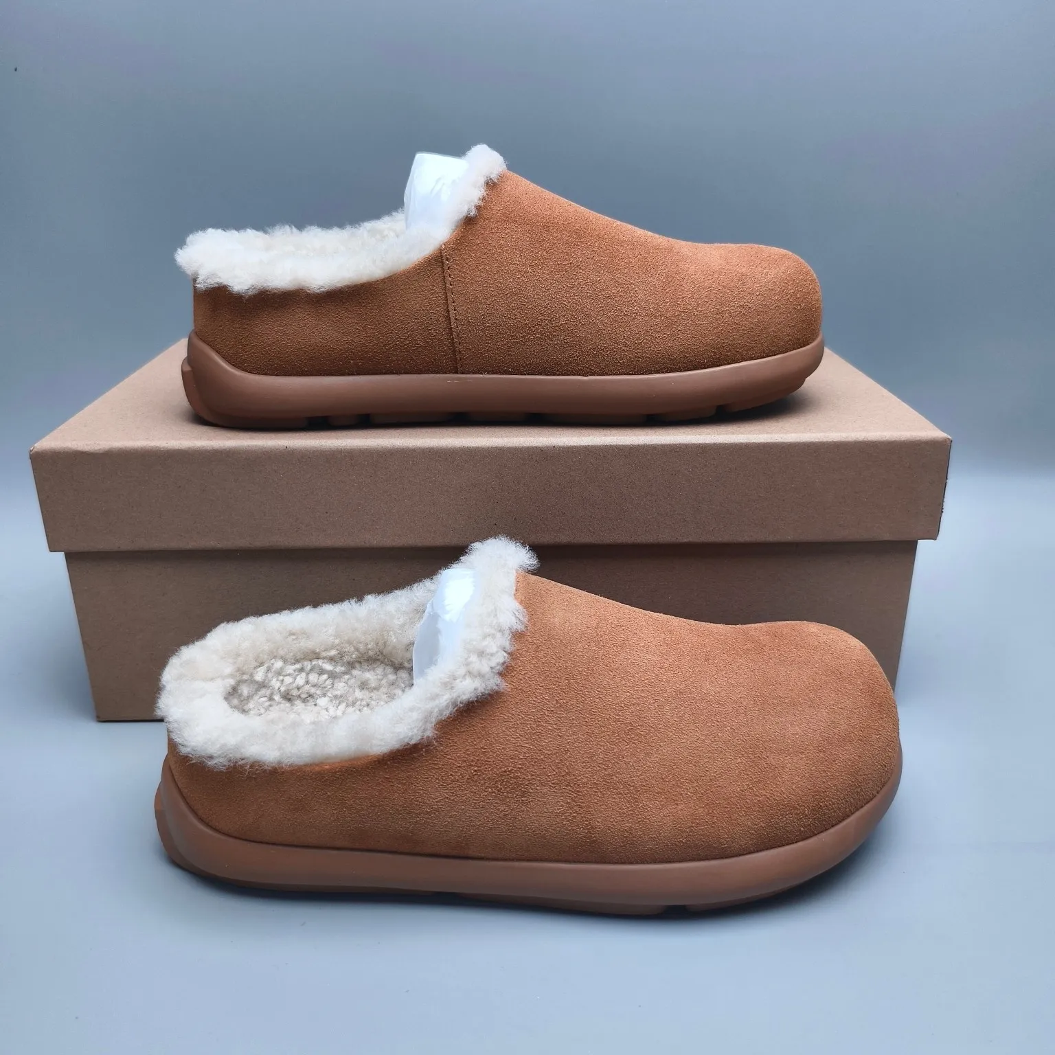 💰480 UGG sheepskin all-in-one snow boots 5098 slip-on home shoes Color: Maroon Antelope Brown Twilight Matching code: 35-40